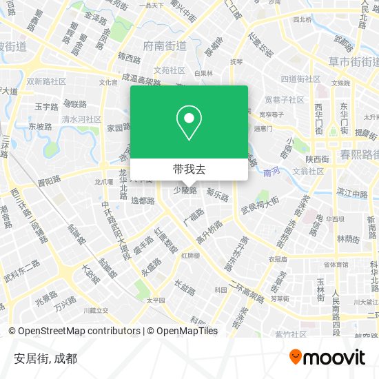 安居街地图