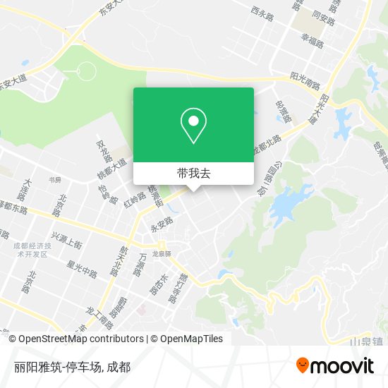 丽阳雅筑-停车场地图