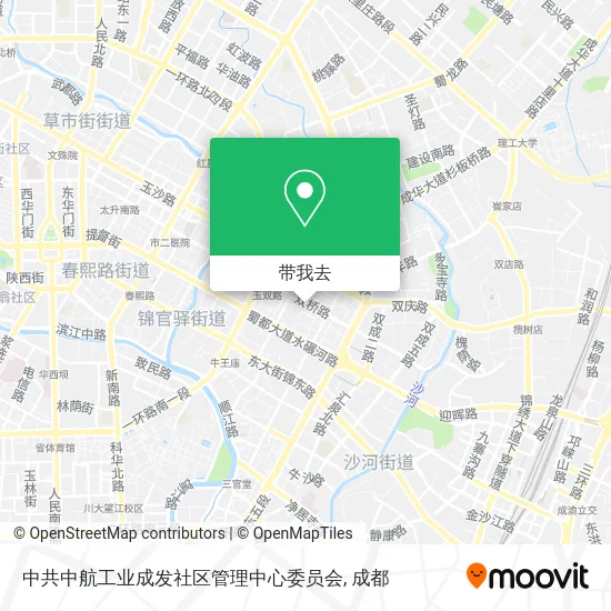 中共中航工业成发社区管理中心委员会地图
