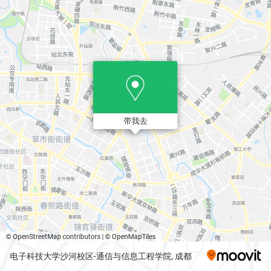 电子科技大学沙河校区-通信与信息工程学院地图