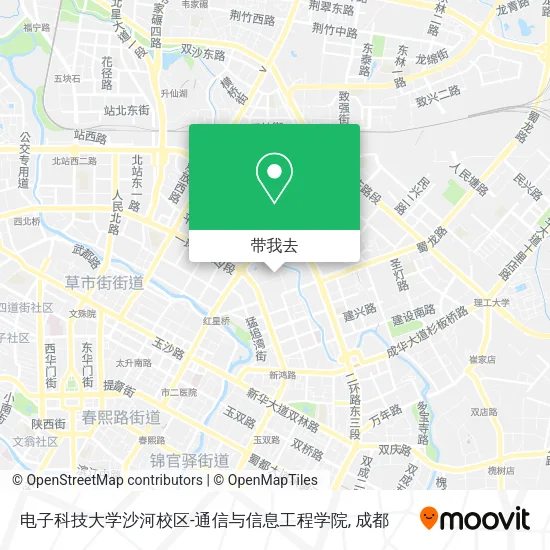 电子科技大学沙河校区-通信与信息工程学院地图