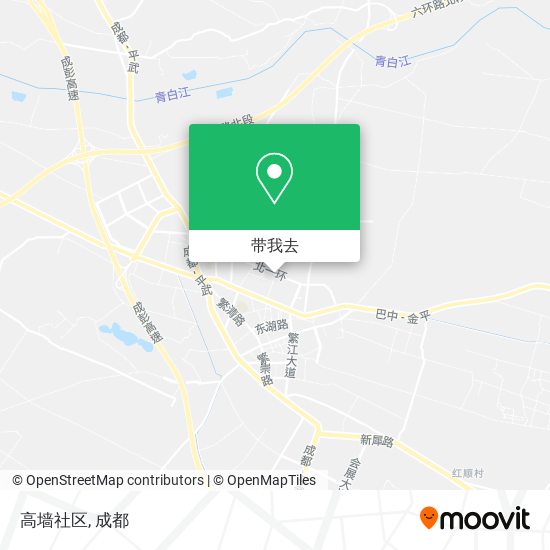 高墙社区地图