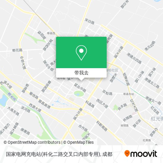 国家电网充电站(科化二路交叉口内部专用)地图