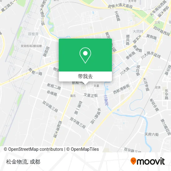 松金物流地图