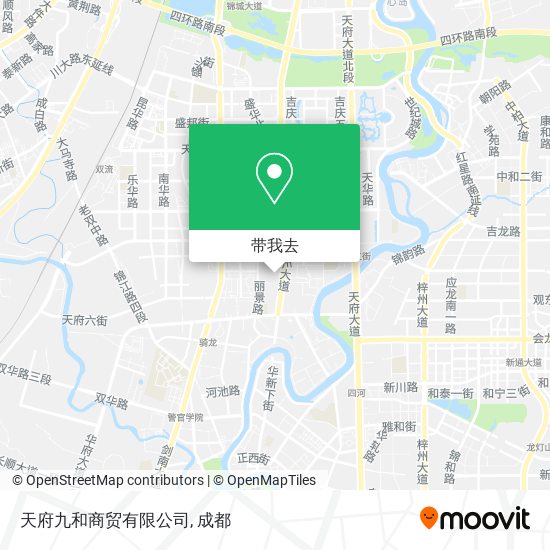 天府九和商贸有限公司地图