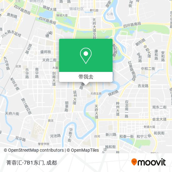 菁蓉汇-7B1东门地图