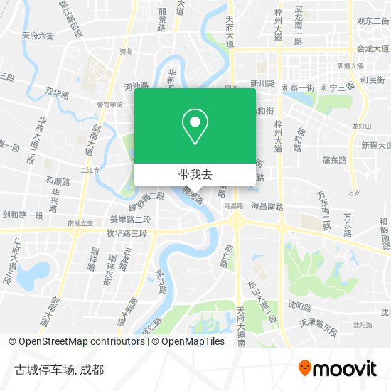 古城停车场地图