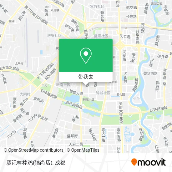 廖记棒棒鸡(锦尚店)地图