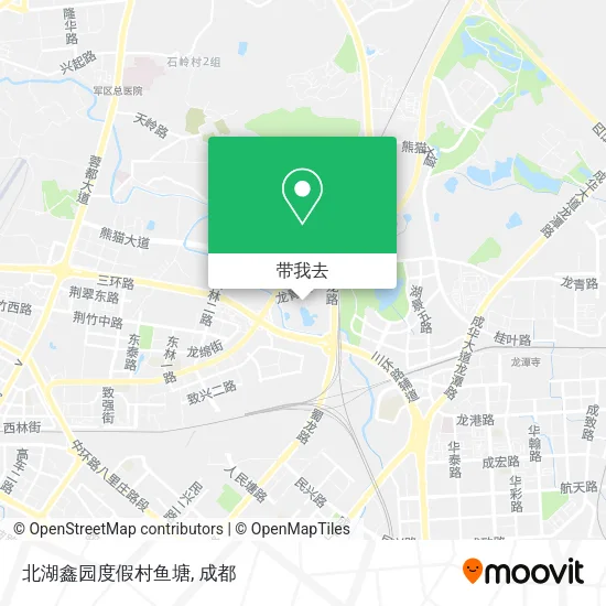 北湖鑫园度假村鱼塘地图