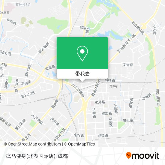 疯马健身(北湖国际店)地图