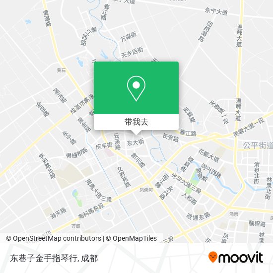 东巷子金手指琴行地图