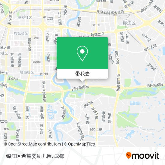 锦江区希望婴幼儿园地图