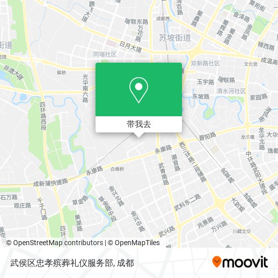 武侯区忠孝殡葬礼仪服务部地图