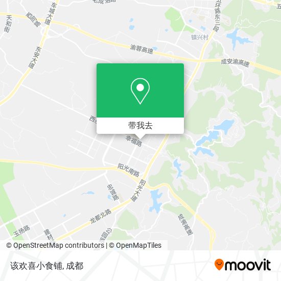 该欢喜小食铺地图
