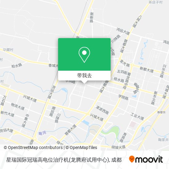 星瑞国际冠瑞高电位治疗机(龙腾府试用中心)地图