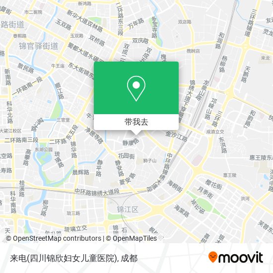 来电(四川锦欣妇女儿童医院)地图