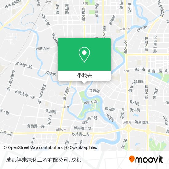 成都禧来绿化工程有限公司地图