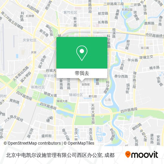 北京中电凯尔设施管理有限公司西区办公室地图