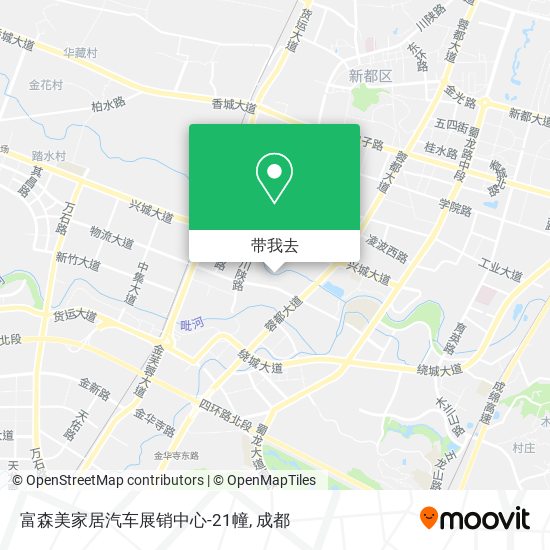 富森美家居汽车展销中心-21幢地图