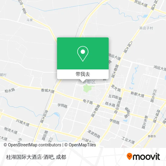桂湖国际大酒店-酒吧地图