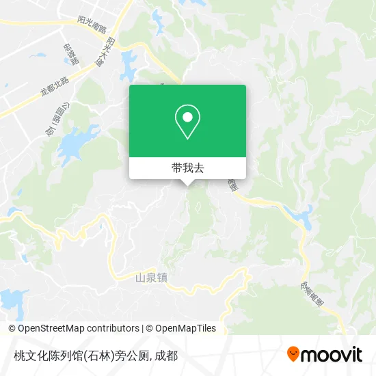 桃文化陈列馆(石林)旁公厕地图