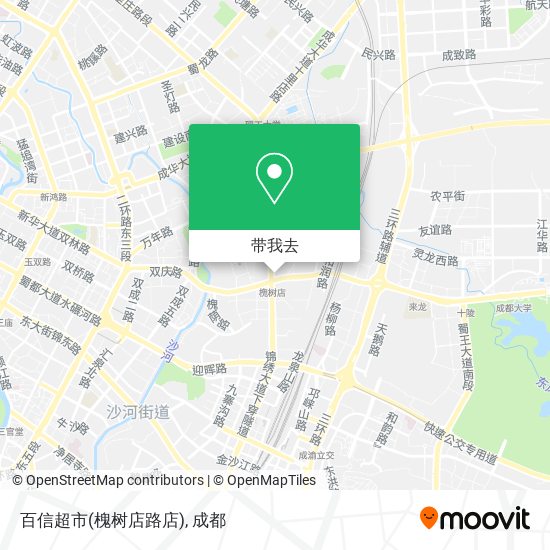 百信超市(槐树店路店)地图