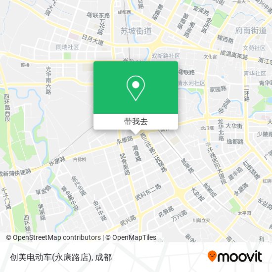 创美电动车(永康路店)地图