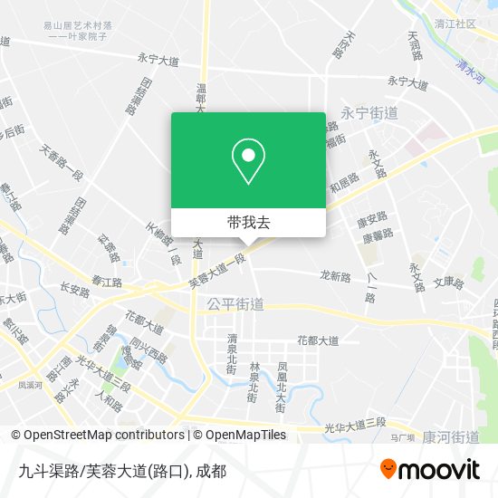 九斗渠路/芙蓉大道(路口)地图