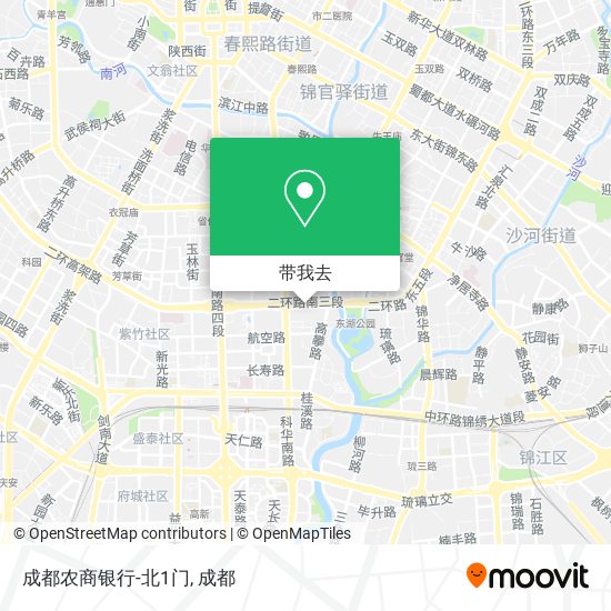 成都农商银行-北1门地图