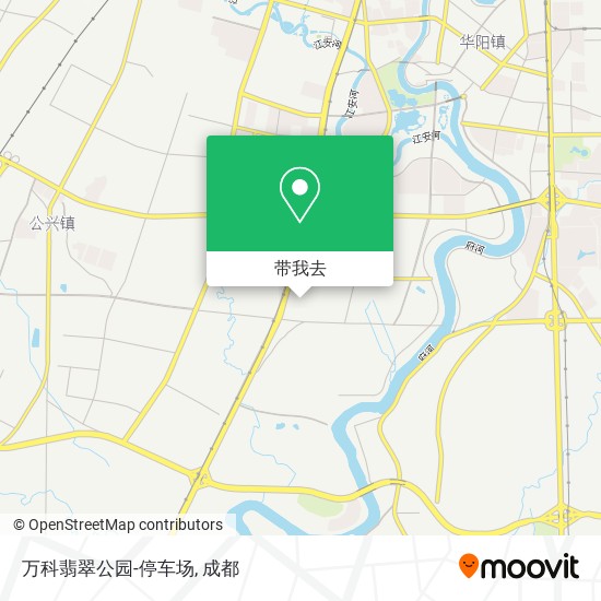 万科翡翠公园-停车场地图