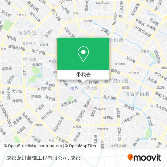 成都龙灯装饰工程有限公司地图