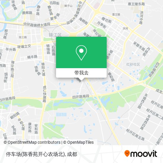 停车场(陈香苑开心农场北)地图