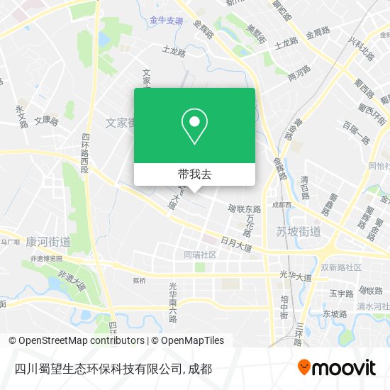 四川蜀望生态环保科技有限公司地图