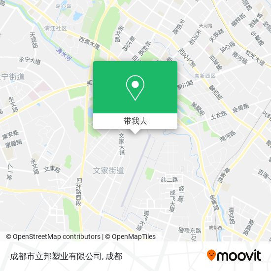 成都市立邦塑业有限公司地图