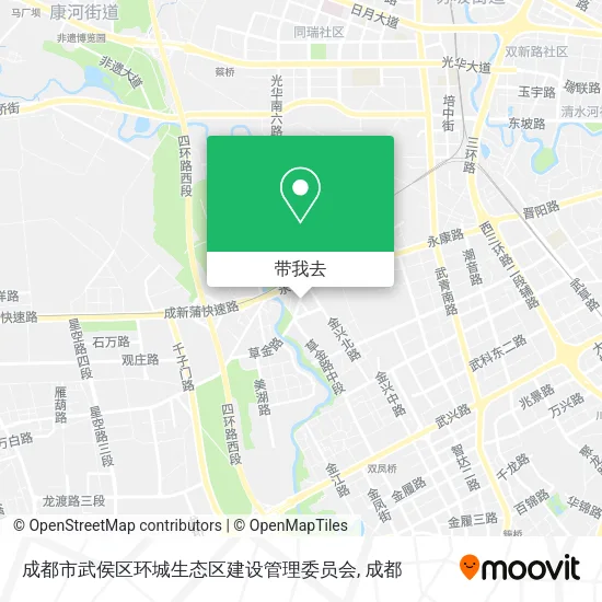成都市武侯区环城生态区建设管理委员会地图