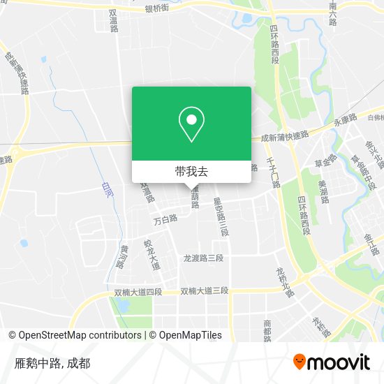雁鹅中路地图