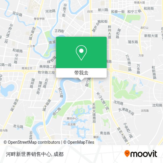 河畔新世界销售中心地图
