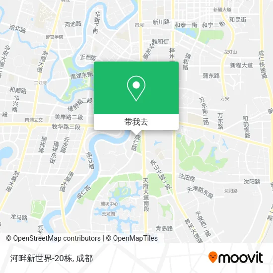 河畔新世界-20栋地图