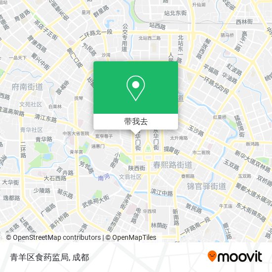 青羊区食药监局地图
