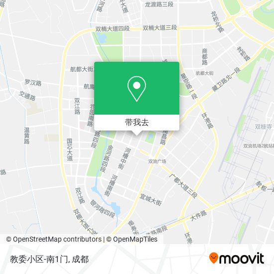 教委小区-南1门地图