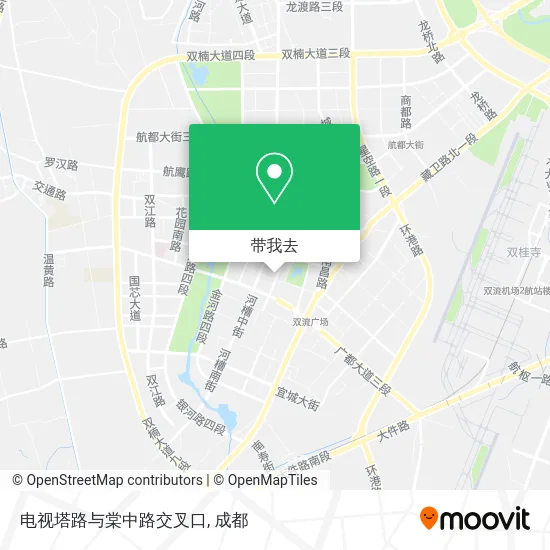 电视塔路与棠中路交叉口地图
