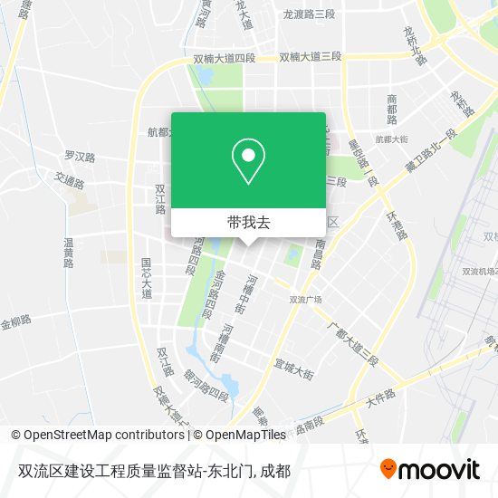 双流区建设工程质量监督站-东北门地图