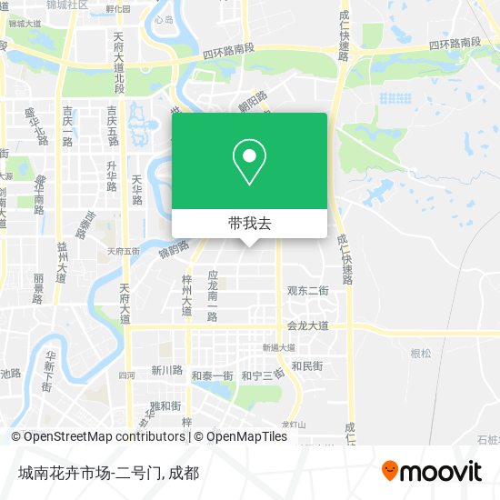 城南花卉市场-二号门地图
