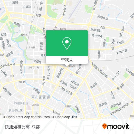 快捷短租公寓地图