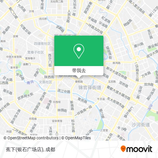 蕉下(银石广场店)地图
