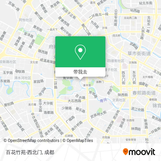 百花竹苑-西北门地图