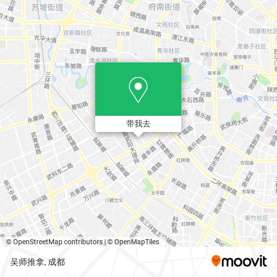 吴师推拿地图