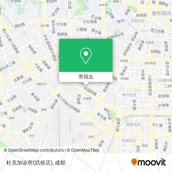 杜克加诊所(武侯店)地图