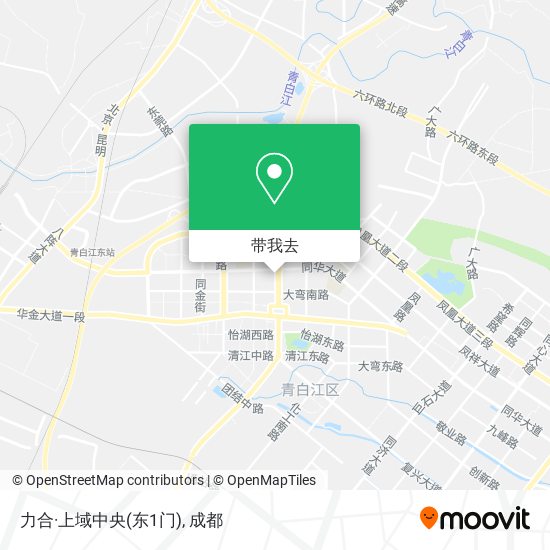 力合·上域中央(东1门)地图