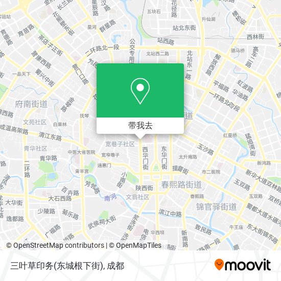 三叶草印务(东城根下街)地图